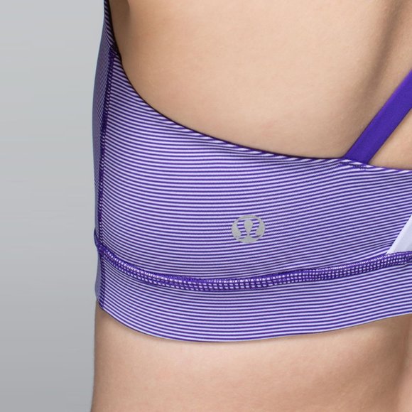 lululemon energy bra in wee stripe cool breeze - Picture 3 of 3
